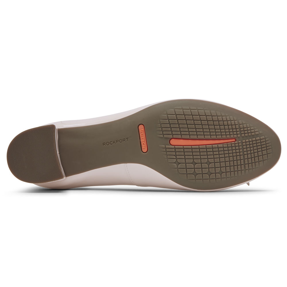 Rockport Pumps Dam Silver - Total Motion Sydney Bow - EITRN1205